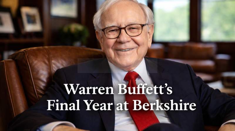 Buffett’s Final Year at Berkshire: Cash, Apple Sales, and a Carefully Timed Exit