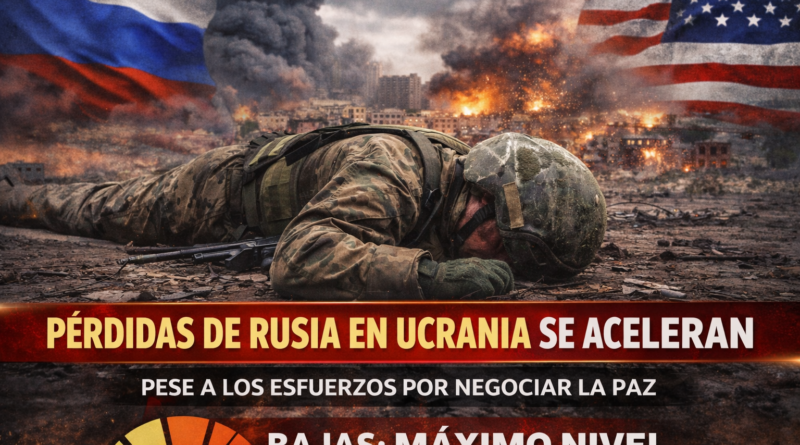 Las pérdidas de Rusia en Ucrania aumentan al ritmo más rápido desde 2022 mientras EE. UU. impulsa un acuerdo de paz