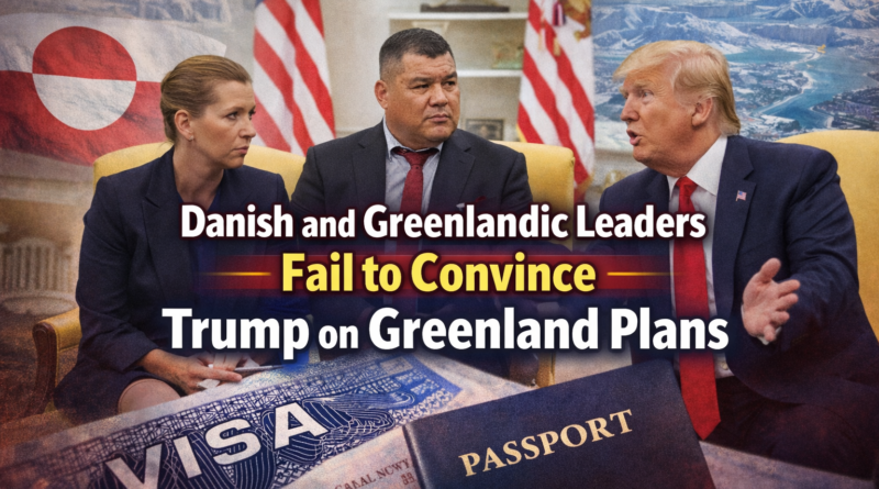 Danish and Greenlandic Leaders Fail to Convince Trump on Greenland Plans