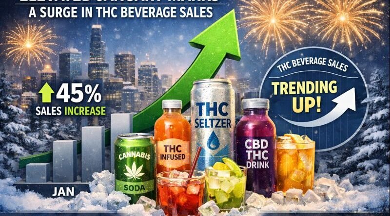 Elevated January Marks a Surge in THC Beverage Sales