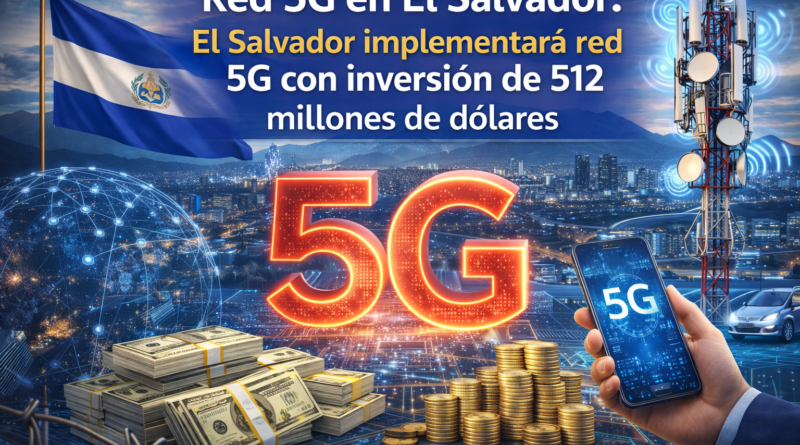 red 5G en El Salvador