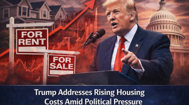 Trump Addresses Rising Housing Costs Amid Political Pressure