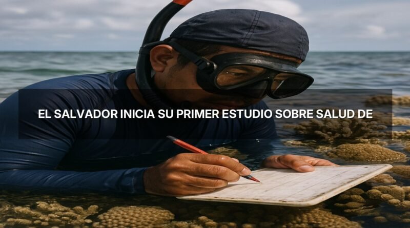 El Salvador inicia su primer estudio sobre salud de arrecifes marinos