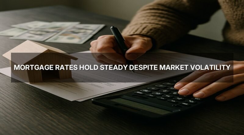 Mortgage Rates Hold Steady Despite Market Volatility