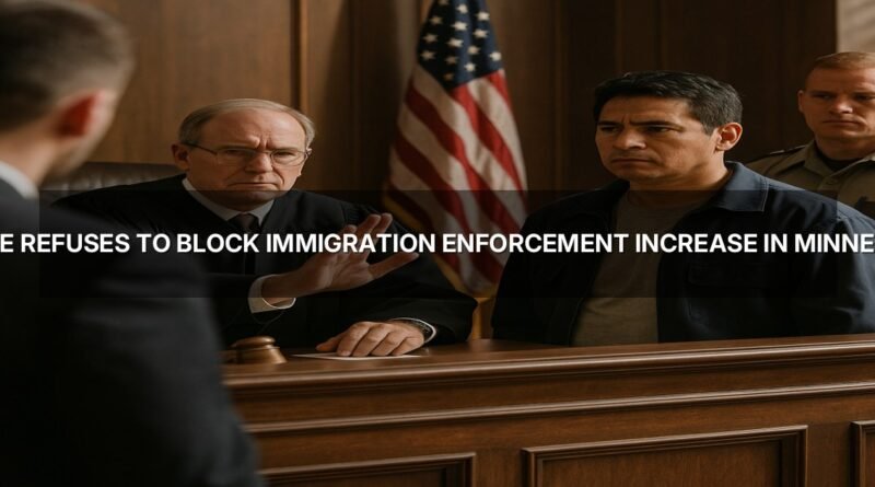 Judge Refuses to Block Immigration Enforcement Increase in Minnesota