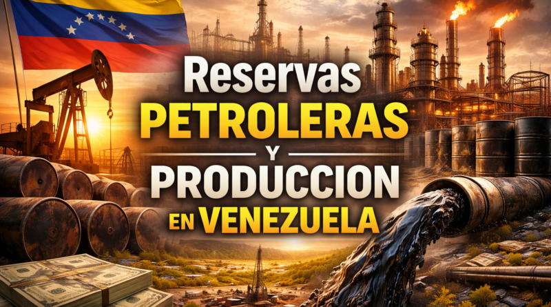 Reservas petroleras y producción en Venezuela: el desafío de convertir riqueza en barriles