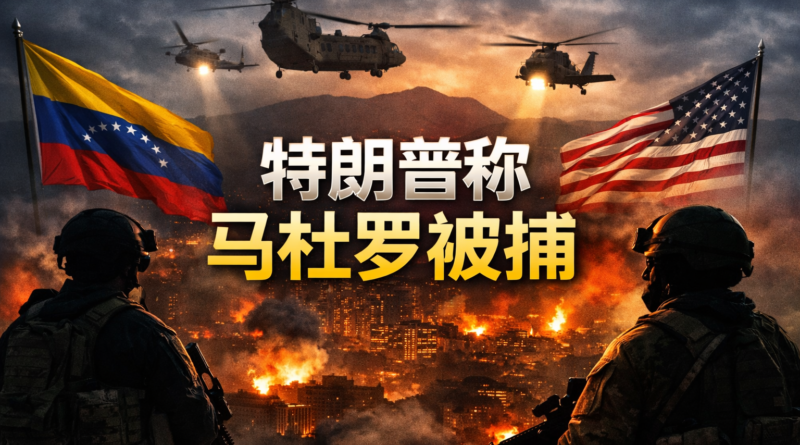 特朗普称美军已抓捕马杜罗　加拉加斯爆炸引发局势升级