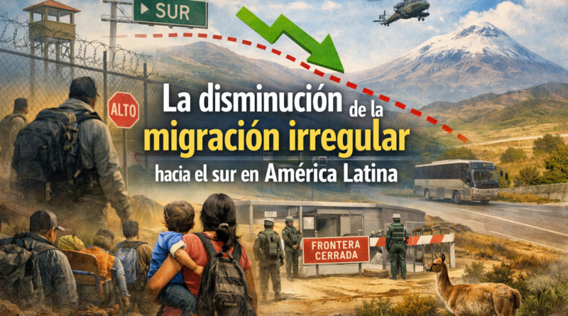 La disminución de la migración irregular hacia el sur en América Latina