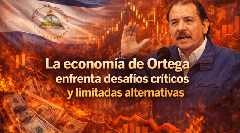 La economía de Ortega enfrenta desafíos críticos y limitadas alternativas