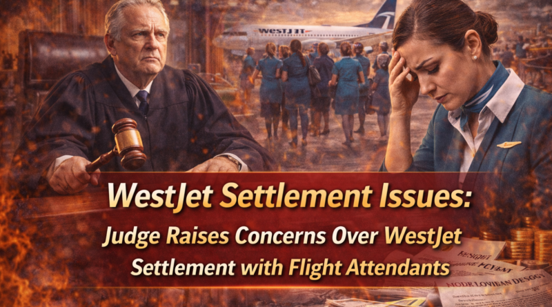 WestJet settlement issues: Judge Raises Concerns Over WestJet Settlement with Flight Attendants