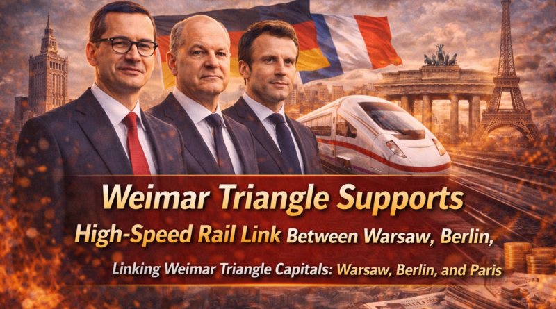 Weimar Triangle Supports High-Speed Rail Link Between Warsaw, Berlin, and Paris