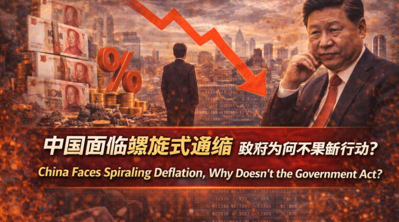 中国面临螺旋式通缩，政府为何不果断行动？