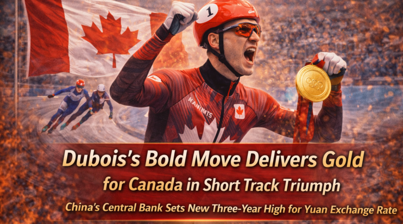 Dubois's Bold Move Delivers Gold for Canada in Short Track Triumph