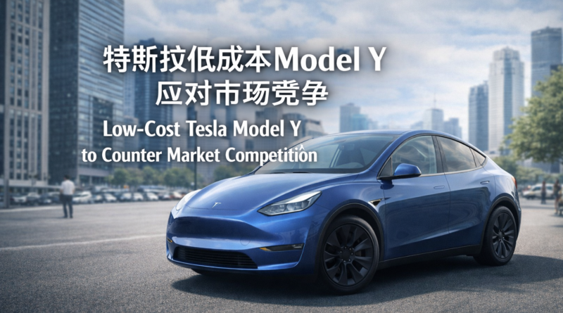特斯拉低成本Model Y应对市场竞争