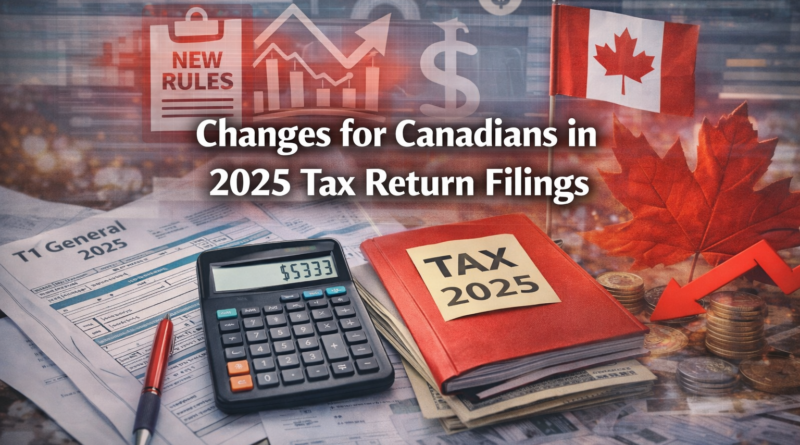 Changes for Canadians in 2025 Tax Return Filings