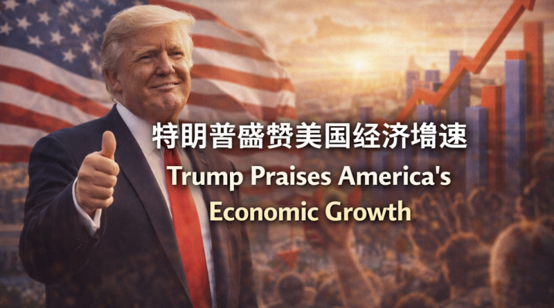 特朗普盛赞美国经济增速