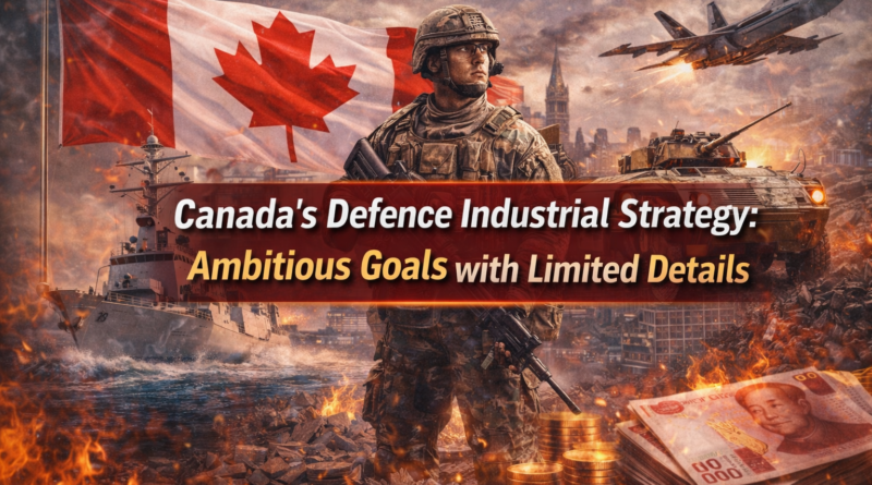 Canada’s Defence Industrial Strategy: Ambitious Goals with Limited Details