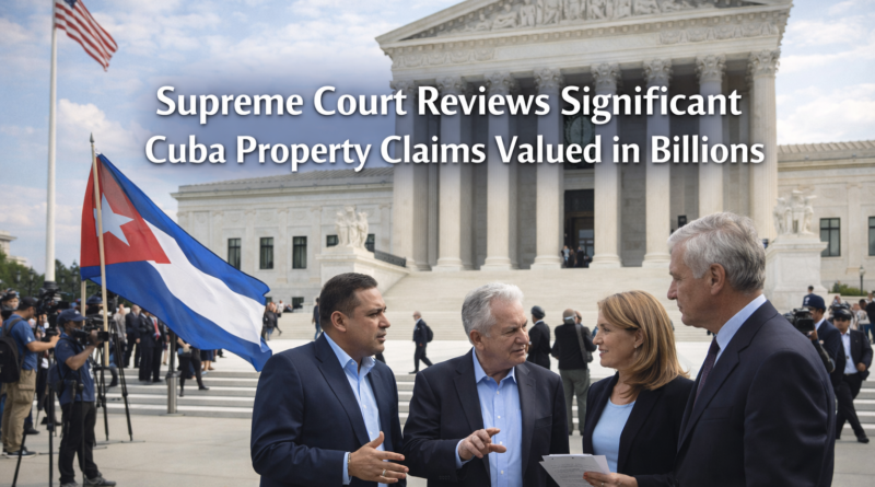 Supreme Court Reviews Significant Cuba Property Claims Valued in Billions