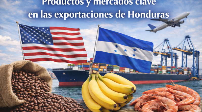 Productos y mercados clave en las exportaciones de Honduras