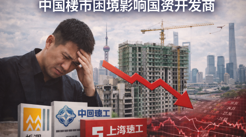 中国楼市困境影响国资开发商
