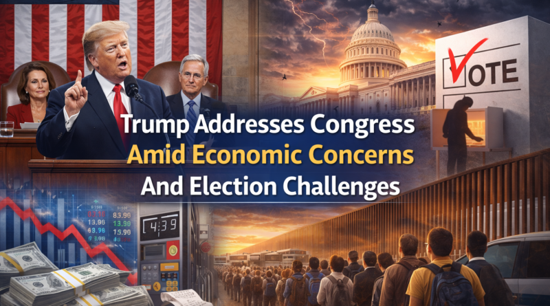 Trump Addresses Congress Amid Economic Concerns And Election Challenges