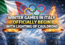 Winter Games in Italy Officially Begin with Lighting of Cauldrons