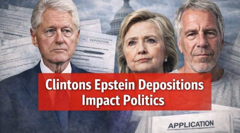 Clintons Epstein Depositions Impact Politics