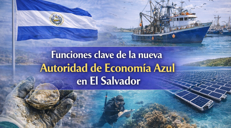 Funciones clave de la nueva Autoridad de Economía Azul en El Salvador