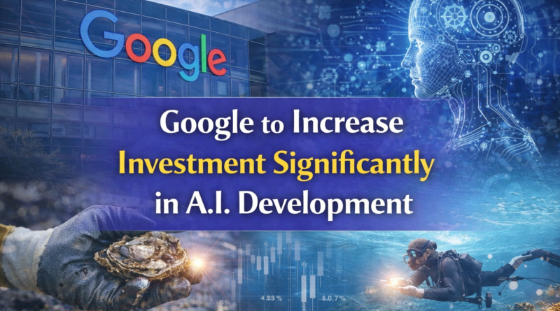Investment in A.I. development Google to Increase Investment Significantly in A.I. Development