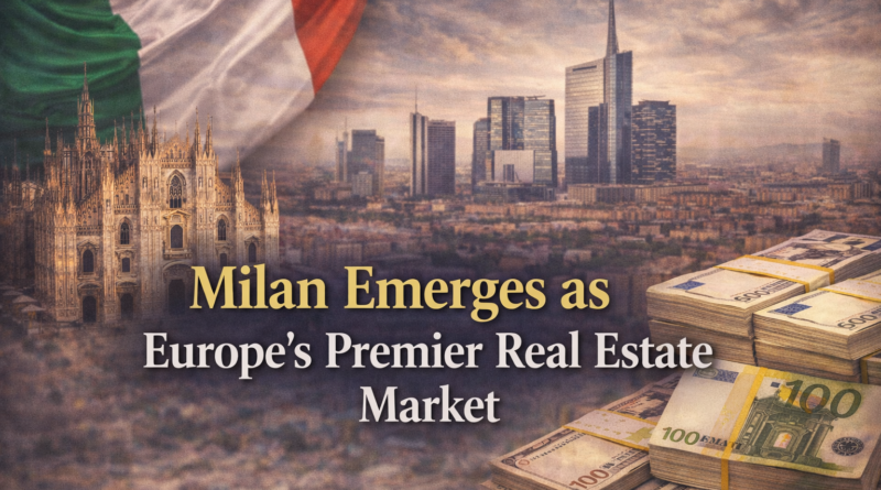 Milan Emerges as Europe's Premier Real Estate Market