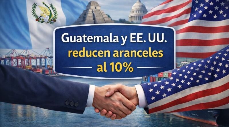 Reducción de aranceles en acuerdo Guatemala-EE. UU.