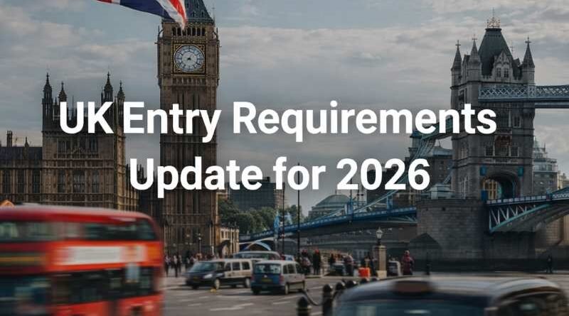 UK entry requirements update for 2026