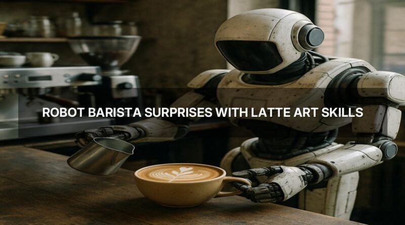 Robot Barista Surprises with Latte Art Skills