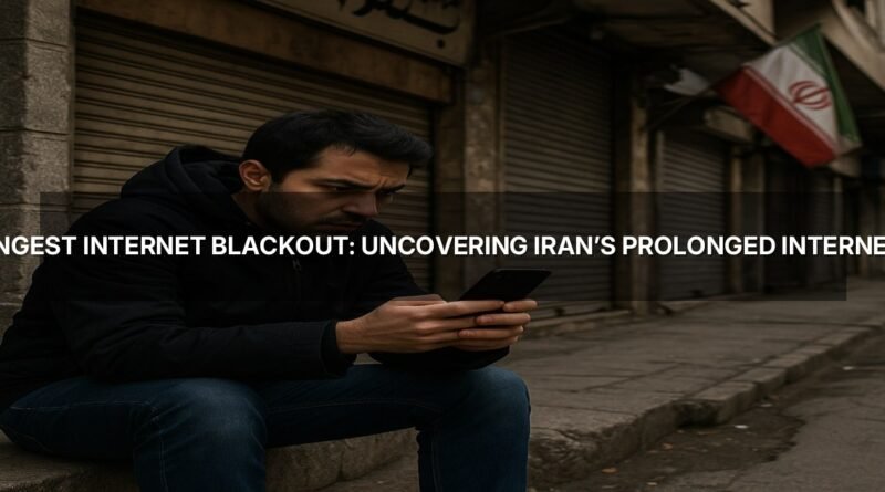 Iran’s longest internet blackout: Uncovering Iran’s Prolonged Internet Outage