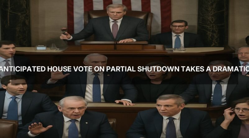 Anticipated House Vote on Partial Shutdown Takes a Dramatic Turn