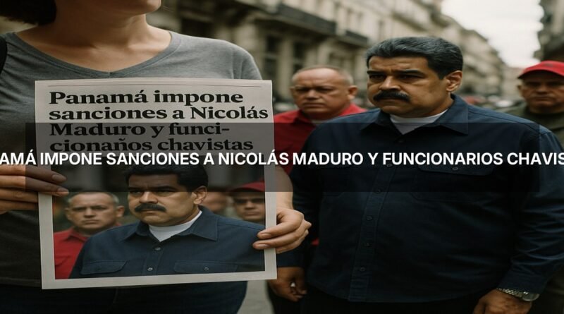 Panamá impone sanciones a Nicolás Maduro y funcionarios chavistas