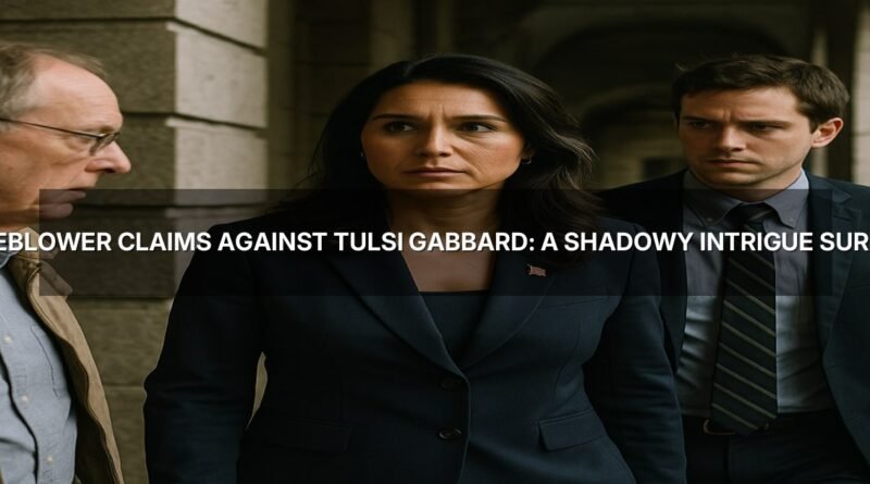 Whistleblower claims against Tulsi Gabbard: A Shadowy Intrigue Surrounds Whistleblower Claims Against U.S. Spy Chief Tulsi Gabbard