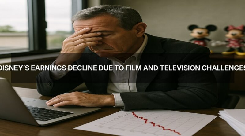 Disney’s Earnings Decline Due to Film and Television Challenges