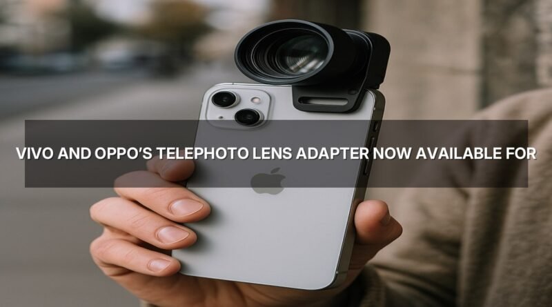 Vivo and Oppo’s Telephoto Lens Adapter Now Available for iPhone