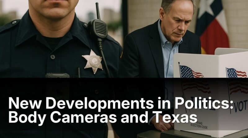 New Developments in Politics: Body Cameras and Texas Election Concerns