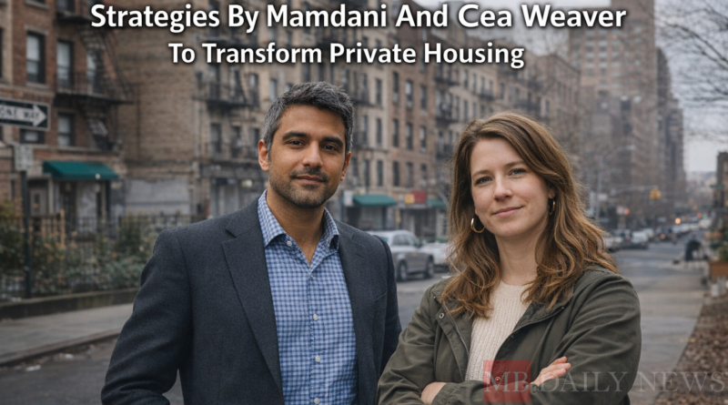 Strategies By Mamdani And Cea Weaver To Transform Private Housing