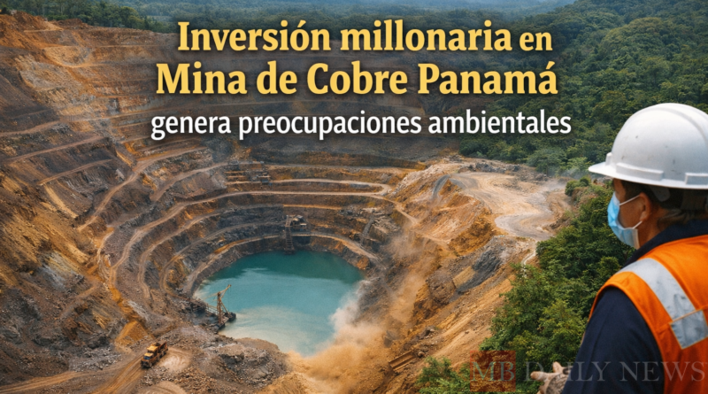 Inversión millonaria en Mina de Cobre Panamá genera preocupaciones ambientales