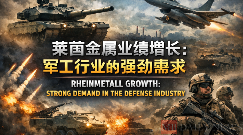 莱茵金属业绩增长：军工行业的强劲需求