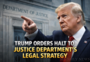 Trump Orders Halt To Justice Department's Legal Strategy