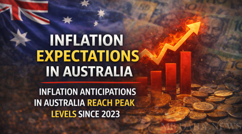 Inflation Expectations In Australia: Inflation Anticipations in Australia Reach Peak Levels Since 2023