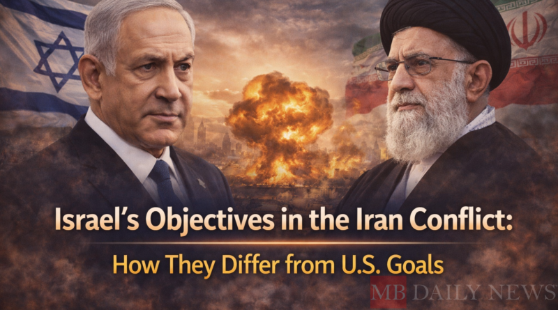 Israel's Objectives in the Iran Conflict: How They Differ from U.S. Goals