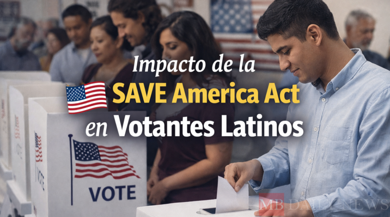 Detalles sobre la SAVE America Act y su impacto en el voto en EE. UU.