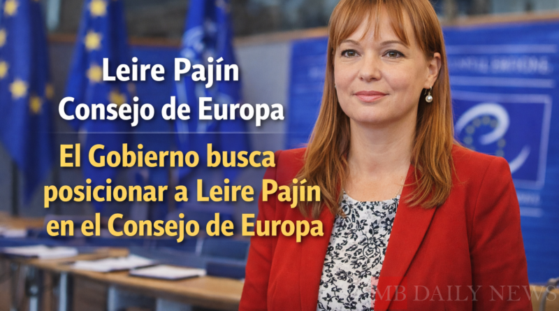 Leire Pajín Consejo De Europa El Gobierno busca posicionar a Leire Pajín en el Consejo de Europa