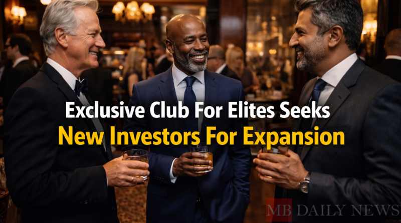 Exclusive Club For Elites Seeks New Investors For Expansion