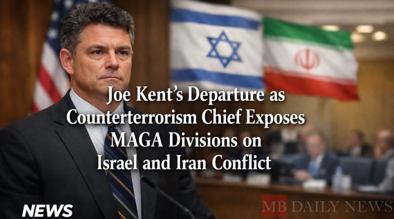 Joe Kent's Departure as Counterterrorism Chief Exposes MAGA Divisions on Israel and Iran Conflict